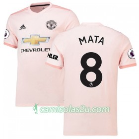 Camisolas de Futebol Manchester United Juan Mata 8 Equipamento Alternativa 2018/19 Manga Curta